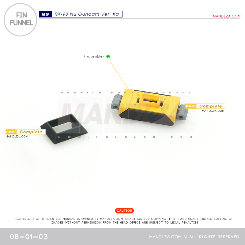 MG] RX-93 NU-GUNDAM Ver.Ka FIN FUNNEL 08-01
