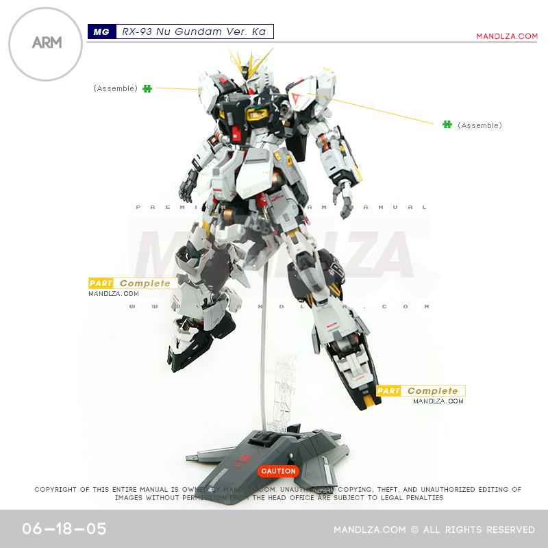 MG] RX-93 NU-GUNDAM Ver.Ka ARM 06-18