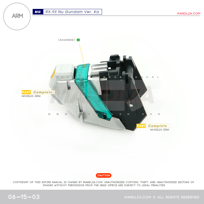 MG] RX-93 NU-GUNDAM Ver.Ka ARM 06-15
