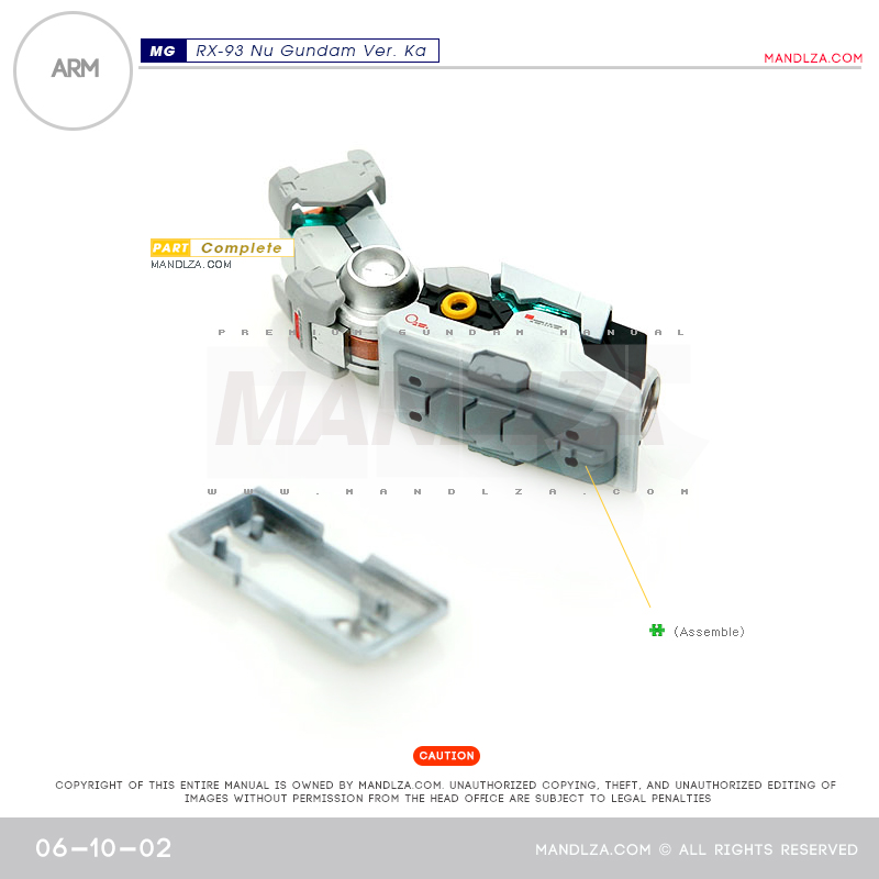 MG] RX-93 NU-GUNDAM Ver.Ka ARM 06-10