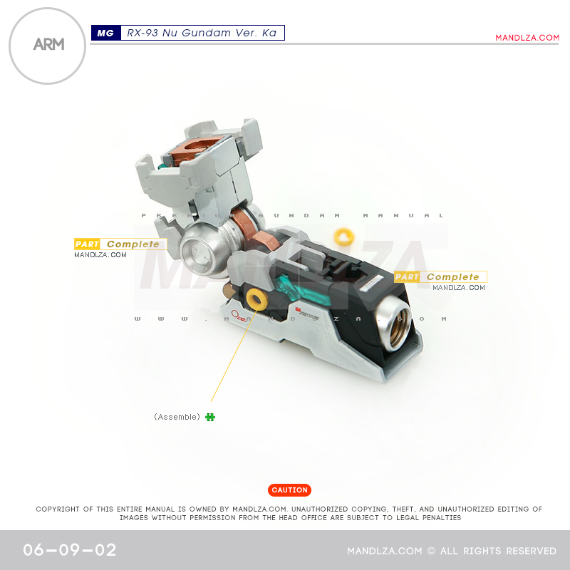 MG] RX-93 NU-GUNDAM Ver.Ka ARM 06-09