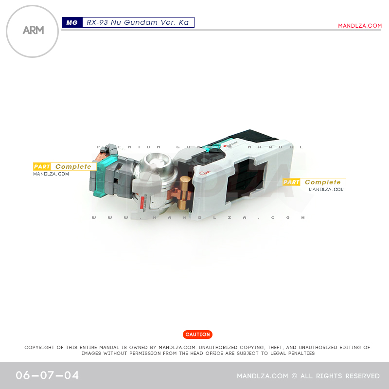 MG] RX-93 NU-GUNDAM Ver.Ka ARM 06-07