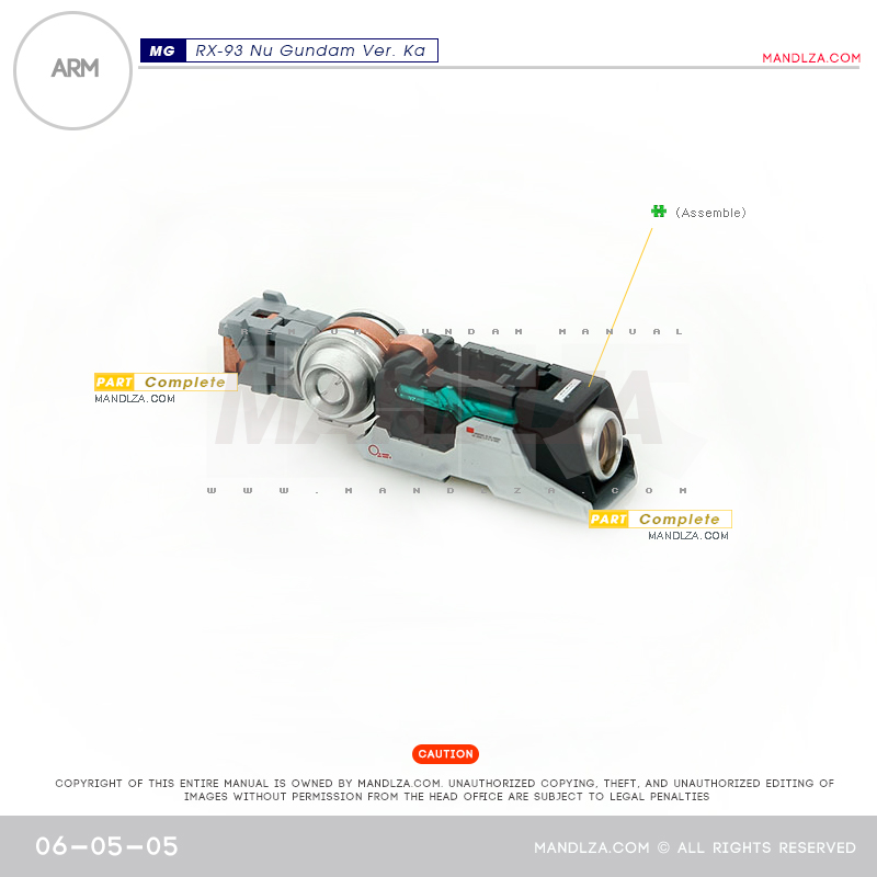 MG] RX-93 NU-GUNDAM Ver.Ka ARM 06-05