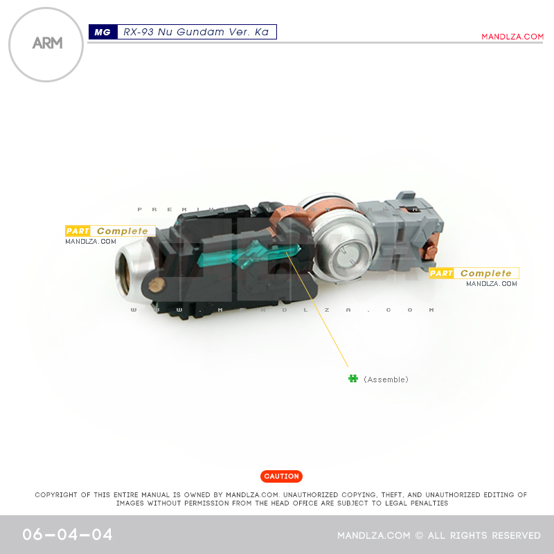 MG] RX-93 NU-GUNDAM Ver.Ka ARM 06-04
