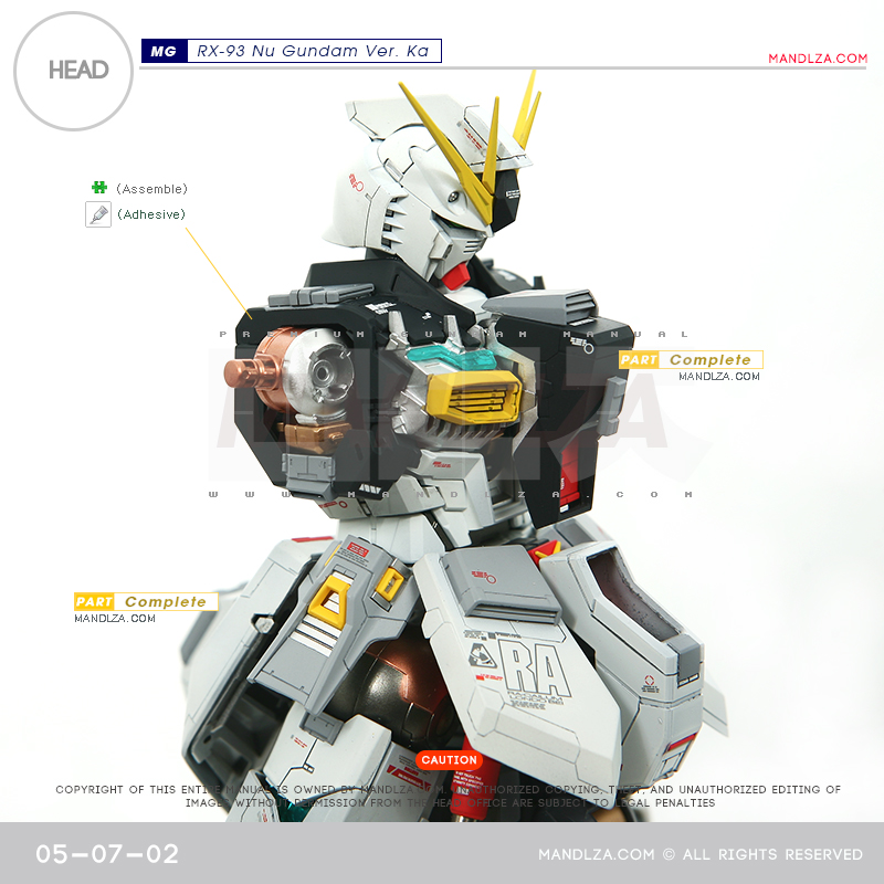 MG] RX-93 NU-GUNDAM Ver.Ka HEAD 05-07