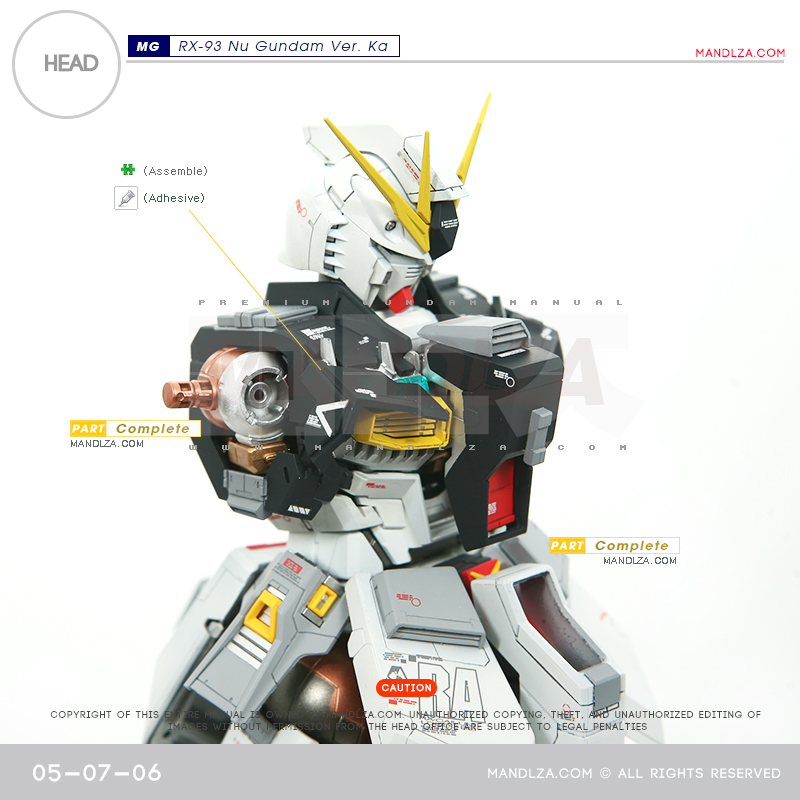 MG] RX-93 NU-GUNDAM Ver.Ka HEAD 05-07