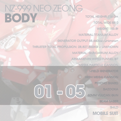 HG] Neo Zeong BODY 01-05