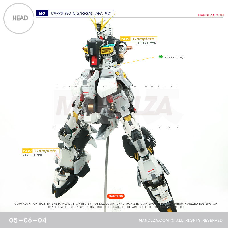 MG] RX-93 NU-GUNDAM Ver.Ka HEAD 05-06