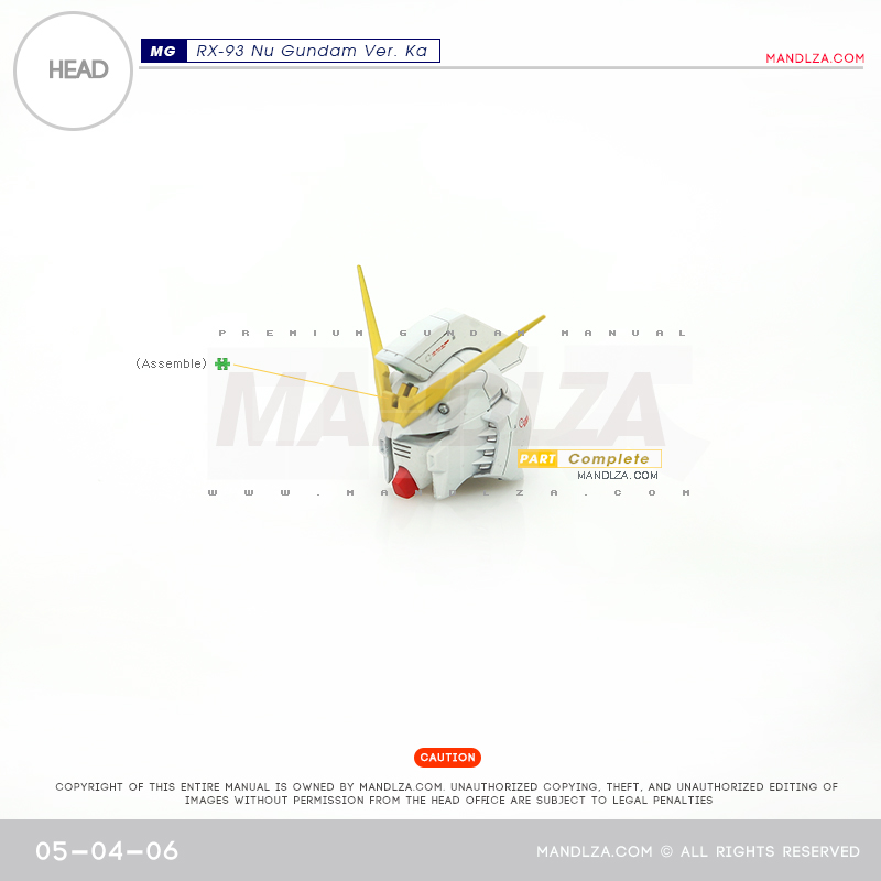 MG] RX-93 NU-GUNDAM Ver.Ka HEAD 05-04