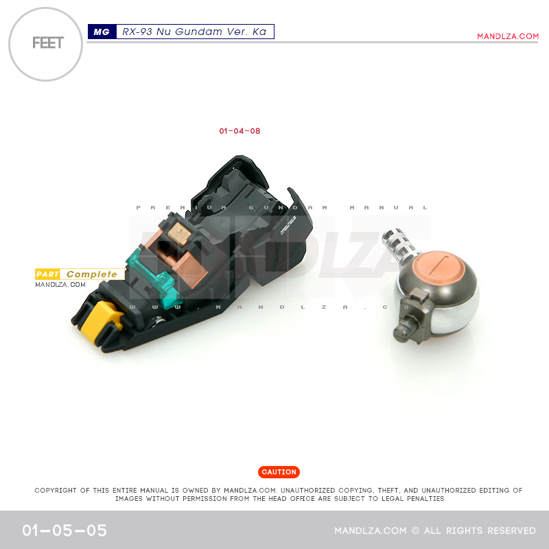 MG] RX-93 NU-GUNDAM Ver.Ka FEET 01-05