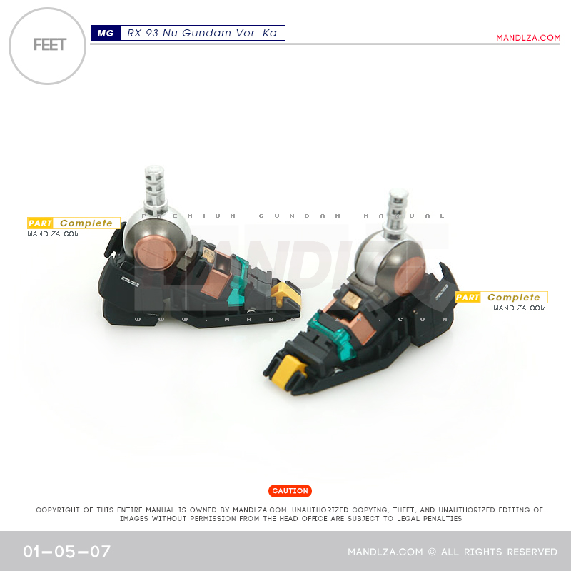 MG] RX-93 NU-GUNDAM Ver.Ka FEET 01-05
