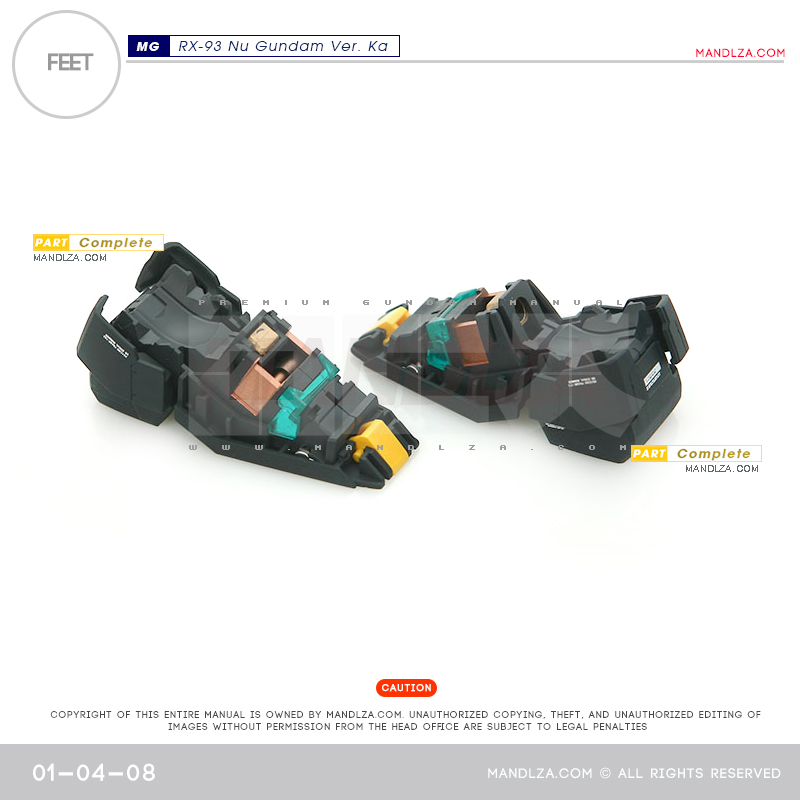 MG] RX-93 NU-GUNDAM Ver.Ka FEET 01-04