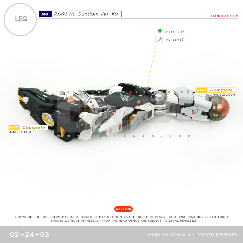 MG] RX-93 NU-GUNDAM Ver.Ka LEG 02-24