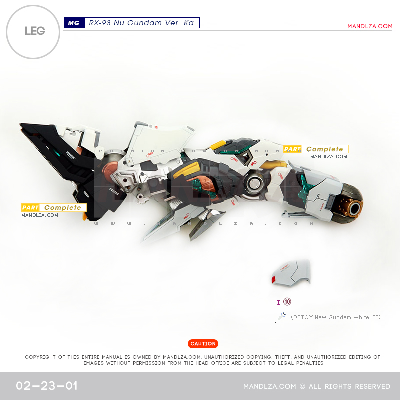 MG] RX-93 NU-GUNDAM Ver.Ka LEG 02-23