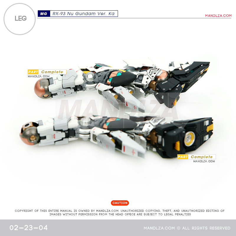 MG] RX-93 NU-GUNDAM Ver.Ka LEG 02-23