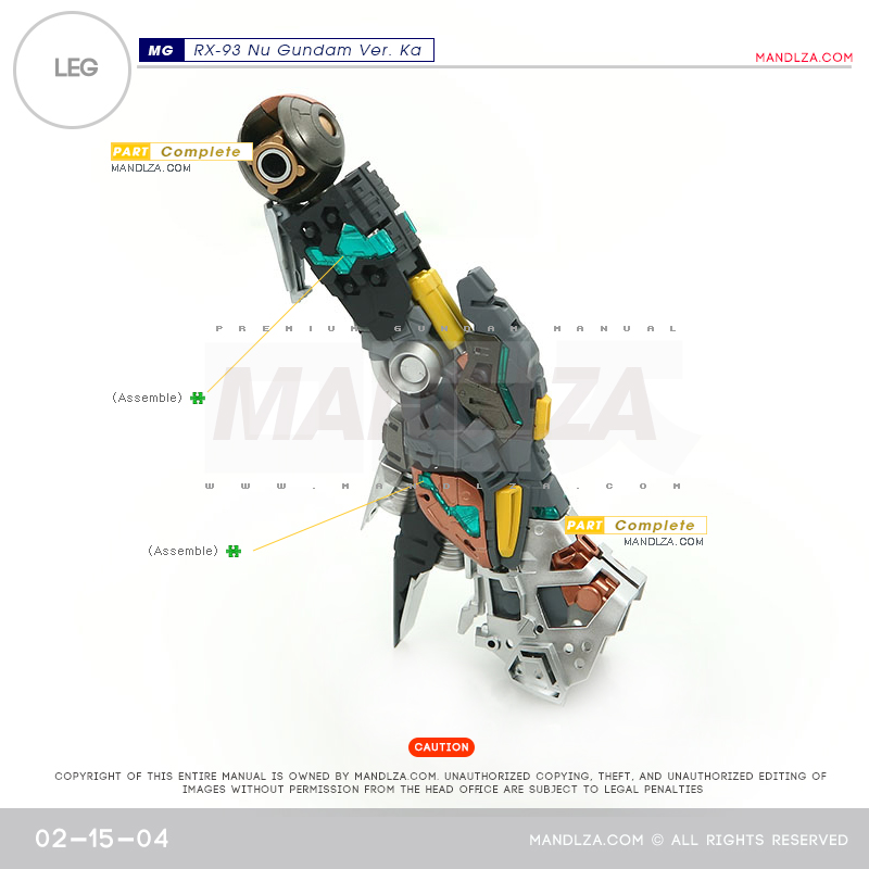 MG] RX-93 NU-GUNDAM Ver.Ka LEG 02-15