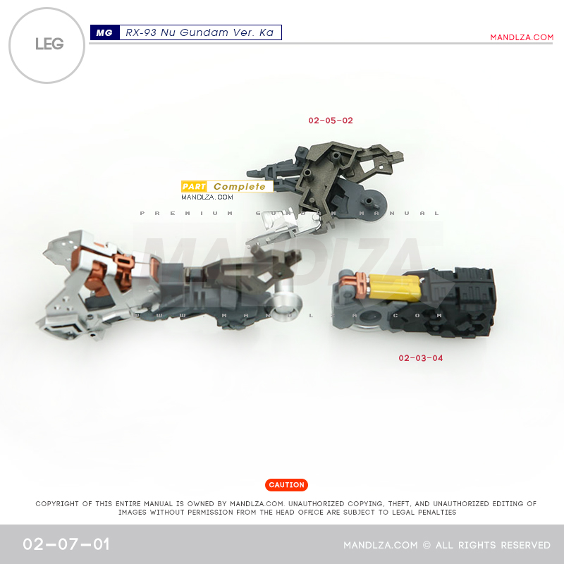 MG] RX-93 NU-GUNDAM Ver.Ka LEG 02-07