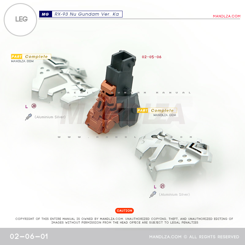 MG] RX-93 NU-GUNDAM Ver.Ka LEG 02-06
