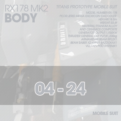 PG] MK2 TITANS BODY 04-24