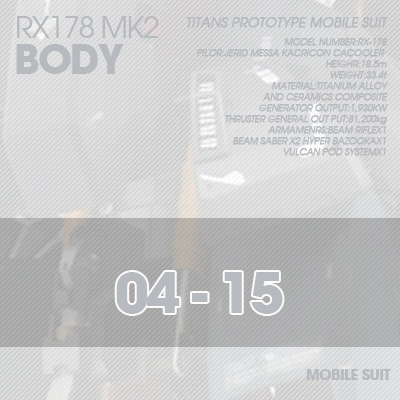 PG] MK2 TITANS BODY 04-15