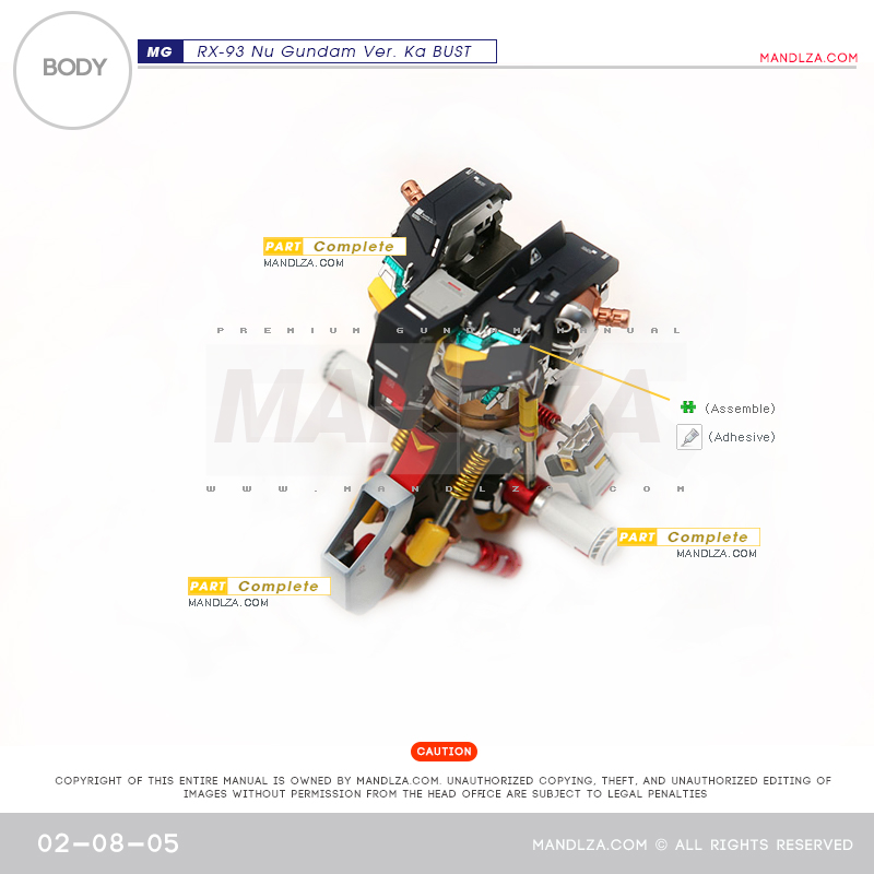 MG] NU-GUNDAM BUST BODY 02-08