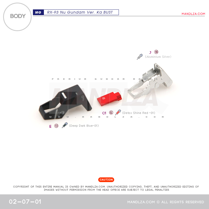 MG] NU-GUNDAM BUST BODY 02-07