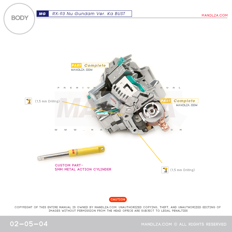 MG] NU-GUNDAM BUST BODY 02-05