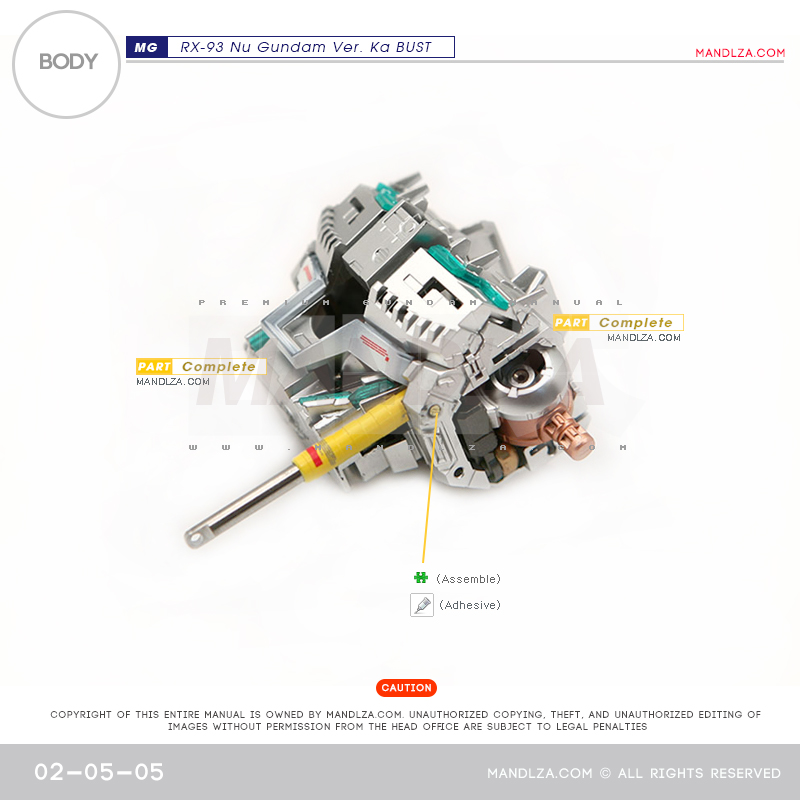 MG] NU-GUNDAM BUST BODY 02-05