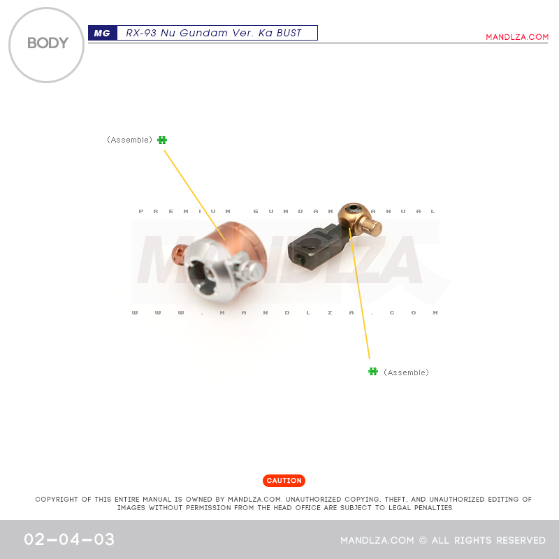 MG] NU-GUNDAM BUST BODY 02-04