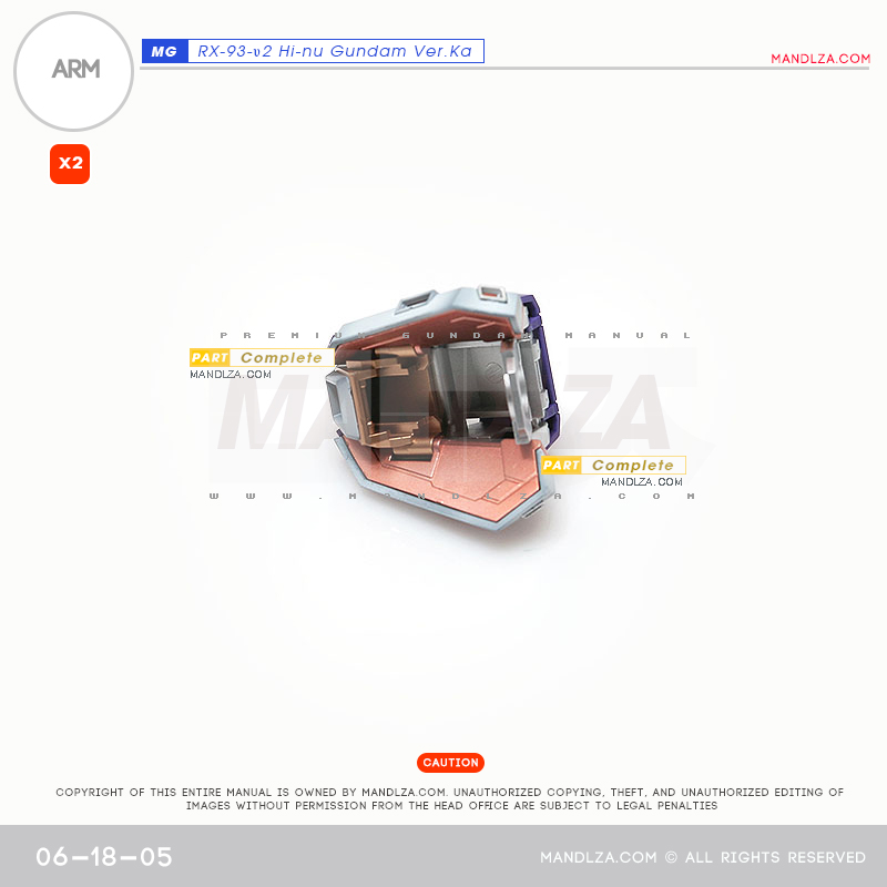 MG]HI NU-GUNDAM ARM 06-18