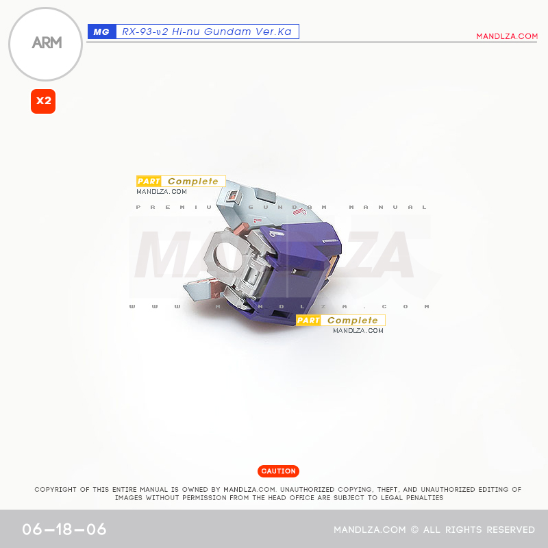 MG]HI NU-GUNDAM ARM 06-18