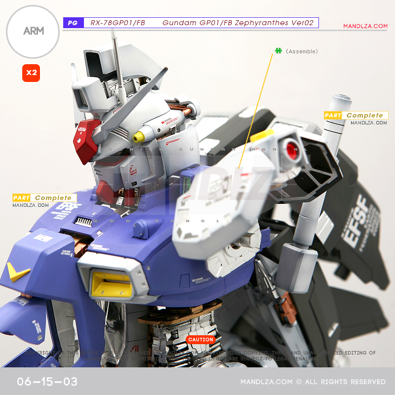 PG] RX78 GP-01ARM 06-15