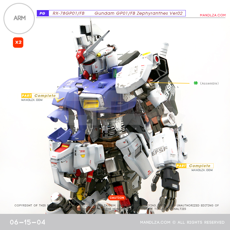 PG] RX78 GP-01ARM 06-15