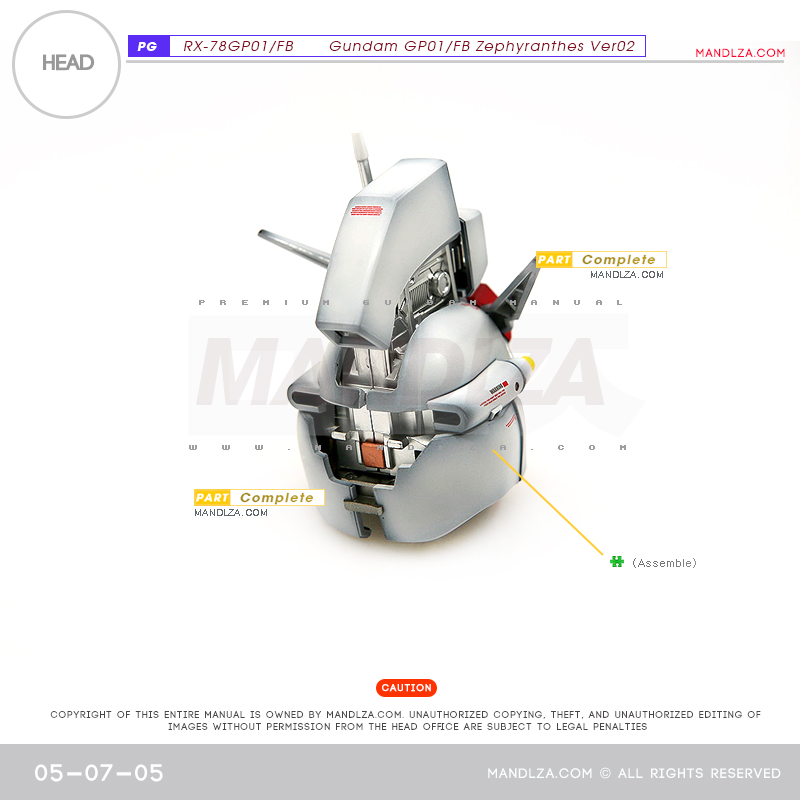 PG] RX78 GP-01HEAD 05-07