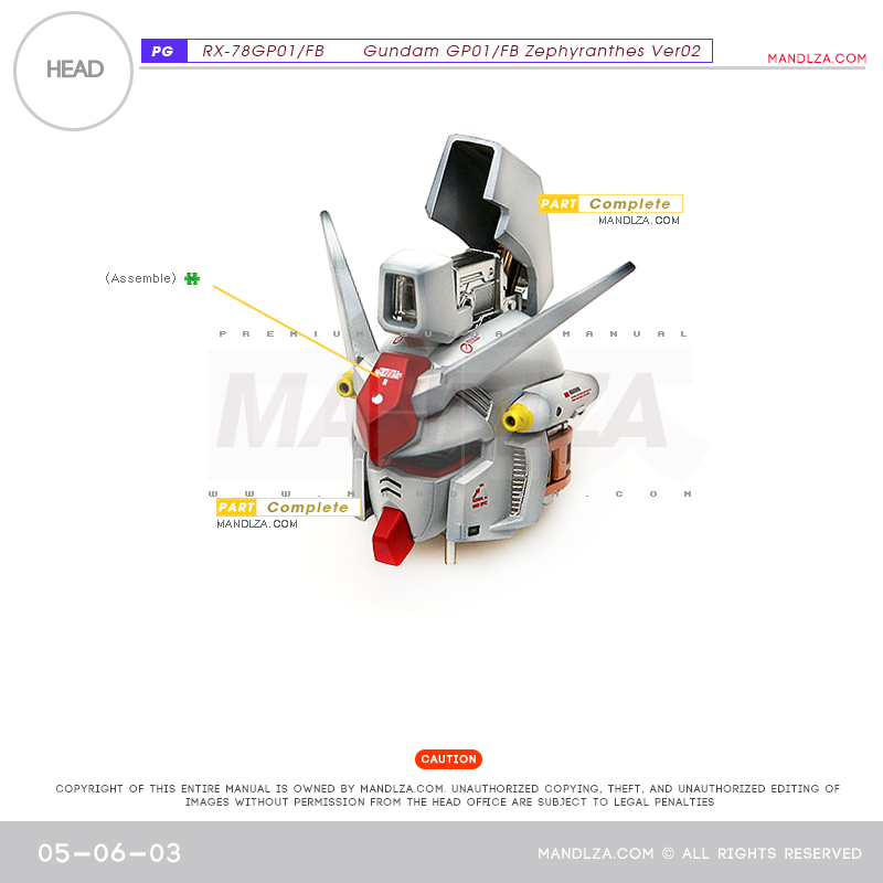 PG] RX78 GP-01HEAD 05-06