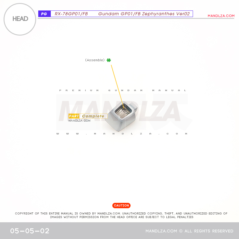 PG] RX78 GP-01HEAD 05-05