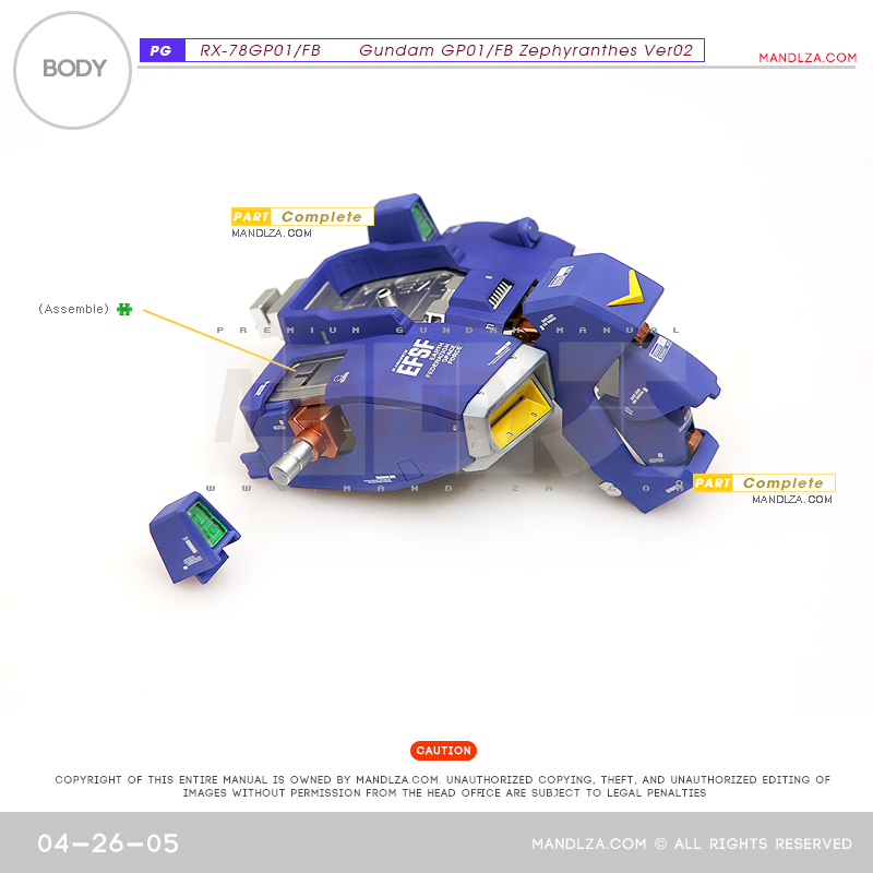 PG] RX78 GP-01 BODY 04-26