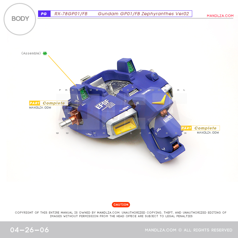 PG] RX78 GP-01 BODY 04-26