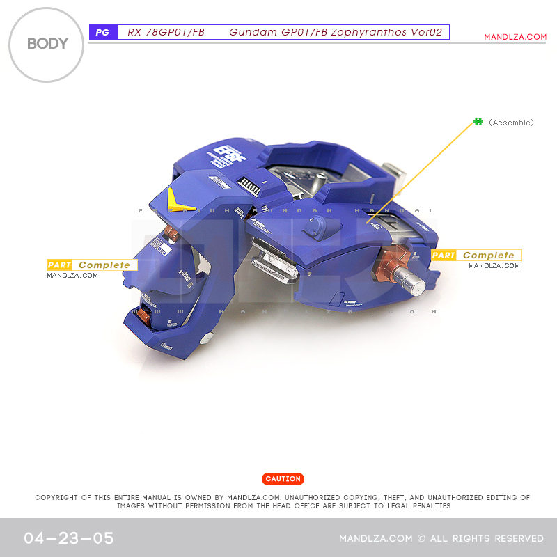 PG] RX78 GP-01 BODY 04-23