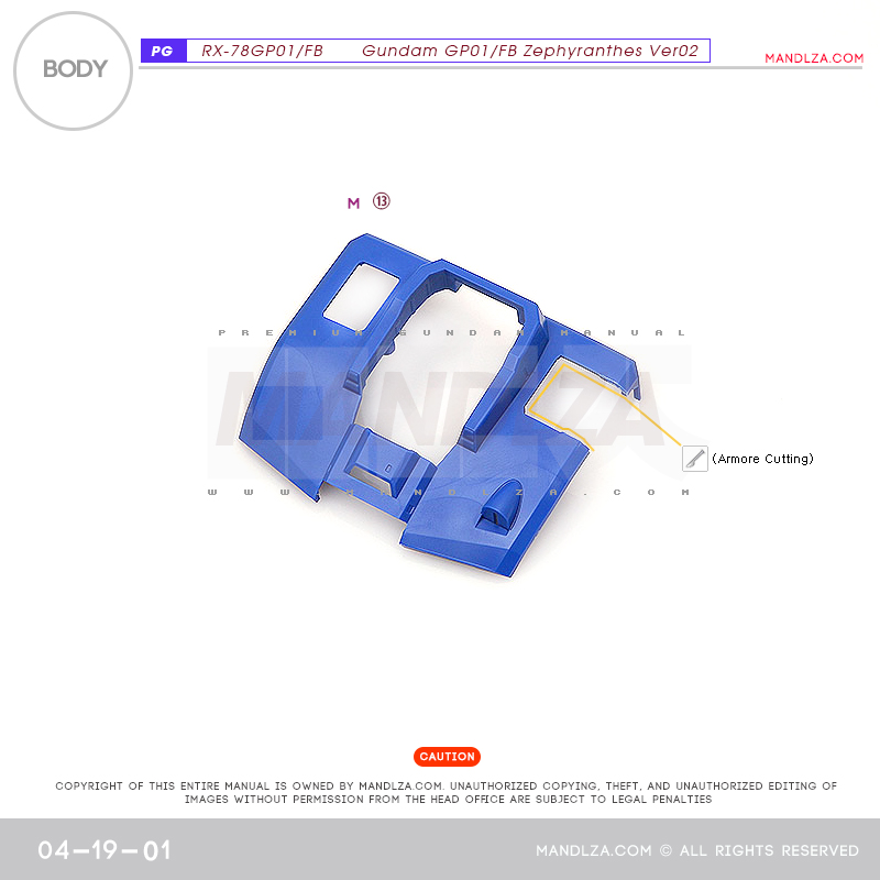 PG] RX78 GP-01 BODY 04-19