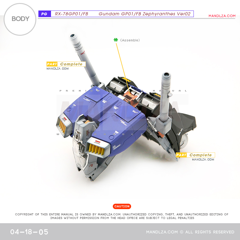 PG] RX78 GP-01 BODY 04-18