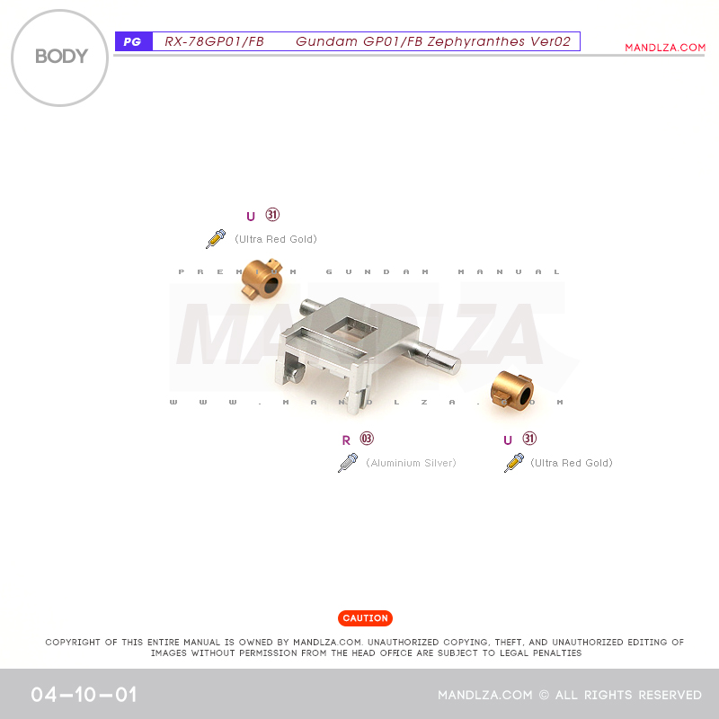 PG] RX78 GP-01 BODY 04-10