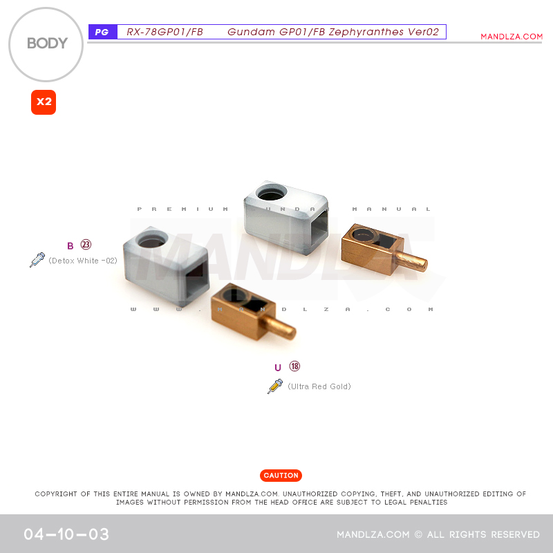 PG] RX78 GP-01 BODY 04-10