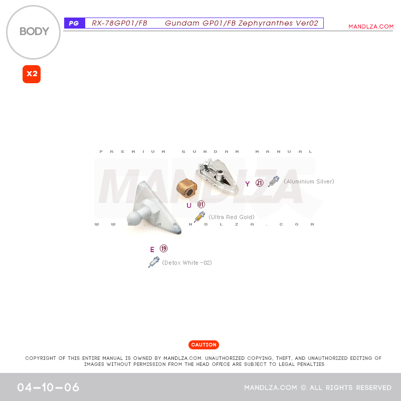 PG] RX78 GP-01 BODY 04-10