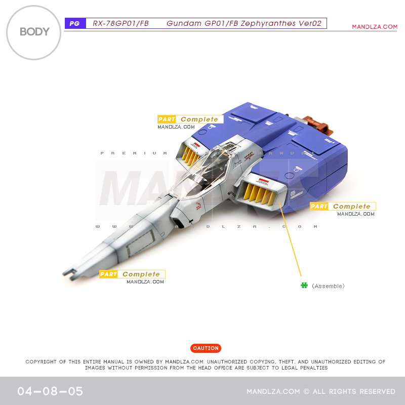 PG] RX78 GP-01 BODY 04-08