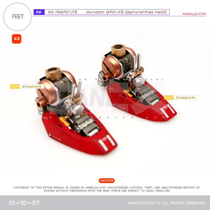 PG] RX78 GP-01 FEET 01-10