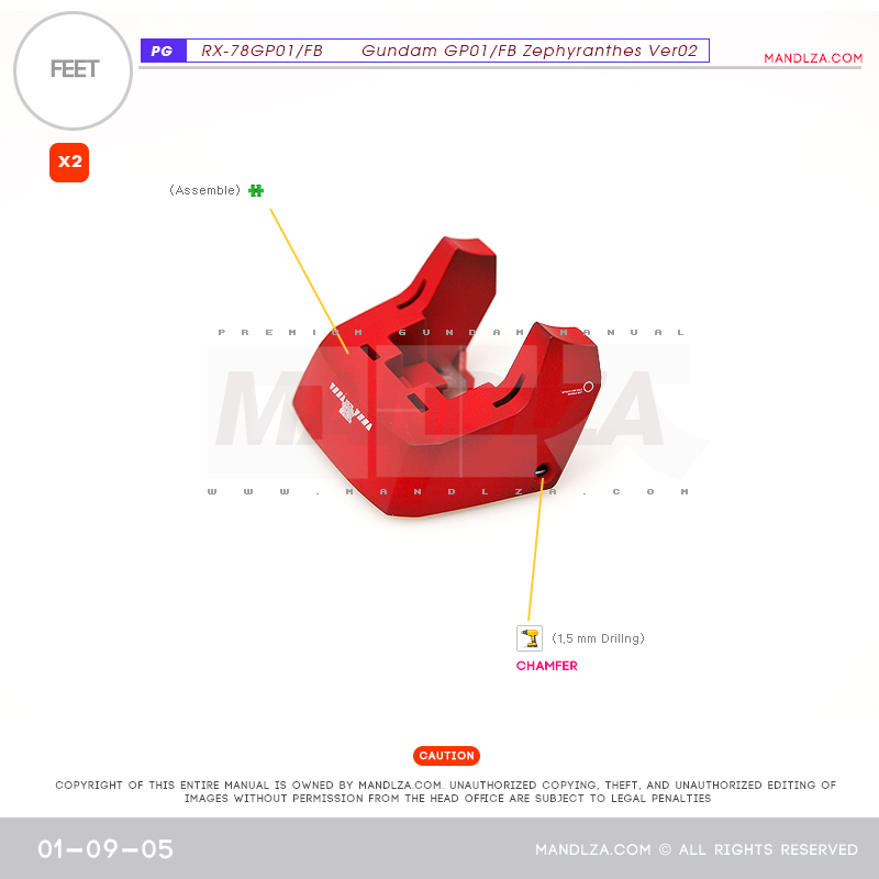 PG] RX78 GP-01 FEET 01-09