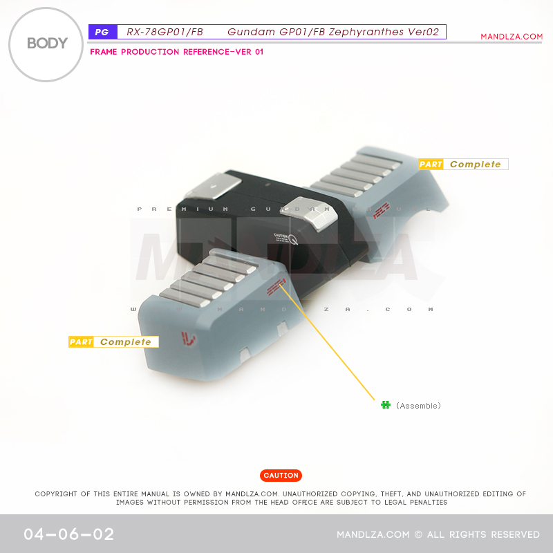 PG] RX78 GP-01Ver02 BODY 04-06