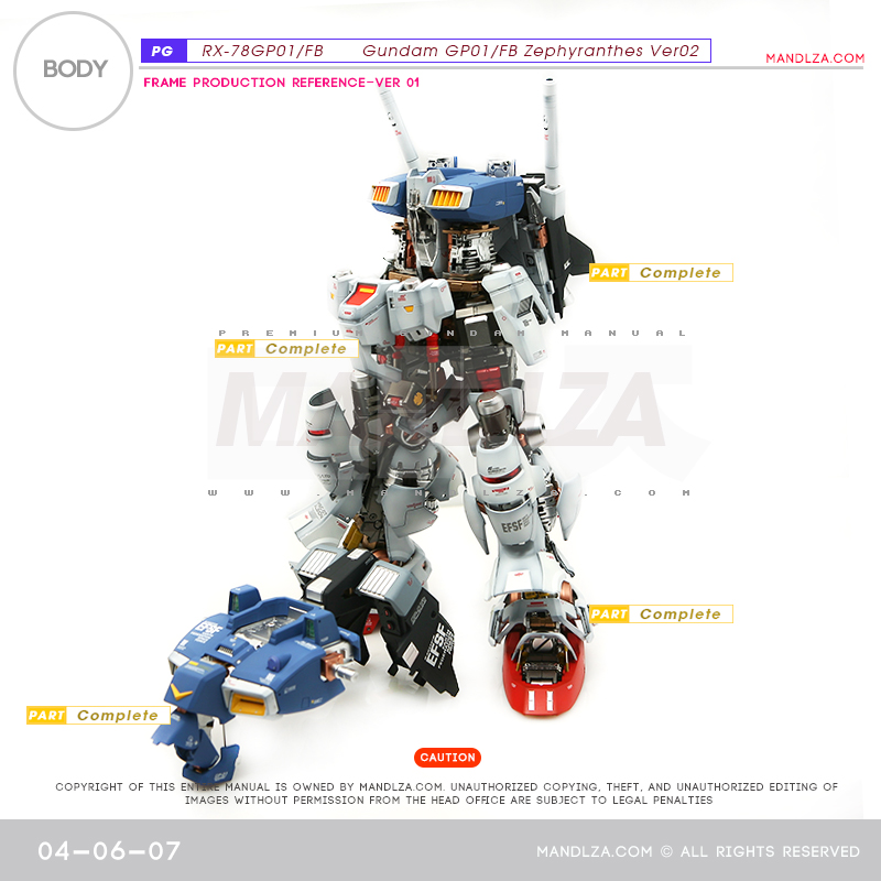 PG] RX78 GP-01Ver02 BODY 04-06