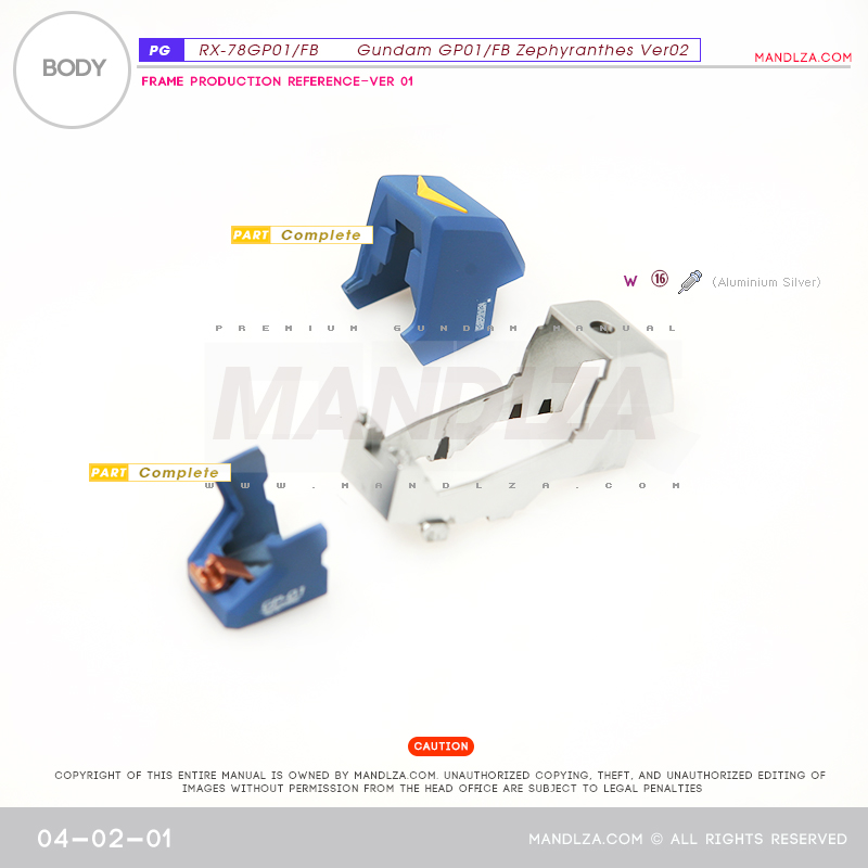 PG] RX78 GP-01Ver02 BODY 04-02